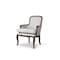 Baxton Studio Napoleon Traditional French Accent Chair-Ash 107-5489 - alternate 1
